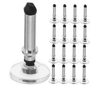 MUCKLILY 20pièces Embouts de Rechange pour Stylet Rondes Transparentes Pointes Silicone Souple à Disque pour Écrans Tactiles Tablettes et Téléphones