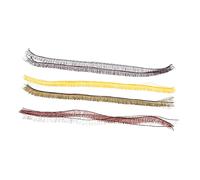 MUCKLILY 20Pièces Faux Cils de Poupée Multicolores pour Bricolage Accessoires DIY Châtaigne et Doré