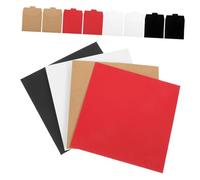 MUCKLILY 20pièces Pochettes CD Papier Kraft Enveloppes pour DVD Et CD Pochettes De Rangement pour Emballage De Disques