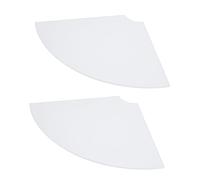 MUCKLILY 2Ensembles Étagère Murale Flottante pour Haut Parleur Décoration Rangement Design Simple pour Salon Cuisine Salle de Bain Installation Facile