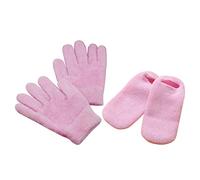 MUCKLILY 2Paires Chaussettes et Gants Hydratants Gel pour Mains Fissurés avec Huile Essentielle Soin Exfoliant et Réparateur pour Spa et Soin à Domicile