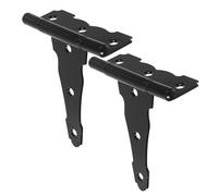 MUCKLILY 2pièces Charnières Robustes pour Porte Abri de Jardin Charnière pour Extérieur Noire