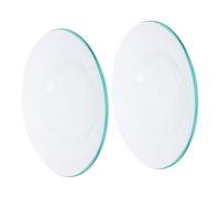 MUCKLILY 2pièces Coupelles Verre Transparentes pour Fondants De Cire Plateaux pour Lampe Aromathérapie Plateau De Remplacement pour Chauffe-Parfum Et Diffusion Huiles Essentielles