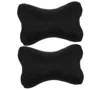 MUCKLILY 2pièces Coussin De Tête Auto Ergonomique Support De Cou Confortable pour Siège De Voiture Accessoire De Détente pour Conducteur Design Minimaliste