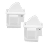 MUCKLILY 2pièces Interrupteur de Porte Momentané à Broches pour Réfrigérateur Remplacement de Bouton-poussoir pour Lampe de Porte Compatible avec Congélateur