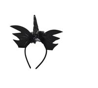 MUCKLILY 2pièces -têtes Forme De Chauve-souris Licorne Pour Halloween Lot De Bandeaux Décoratifs Pour Cheveux Un Accessoire De Fête Convivial Pour Adultes Et Garçon Fille