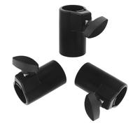 MUCKLILY 3 Pièces Adaptateur pour Pied D’Enceinte 35mm à 38mm, Manchon | Tube Télescopique à Passage Direct, Anneau Métallique, Surface Antidérapante, Installation sans Outil