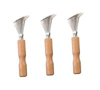 MUCKLILY 3 pièces Airbag Comb Cleaning Brush Set Practical Hairbrush Cleaner Tool For Easy Removal Of Hair From Combs And Brushes Compact And Versatile Design