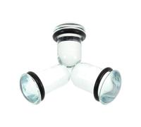 MUCKLILY 3 Pièces Kit de Dilatation des Oreilles en Verre, Écarteur D'oreille, Bouchons D'oreille à Simple Flasque, Facile à Nettoyer, Usage Quotidien et Soirées