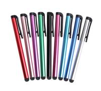 MUCKLILY 30 pièces Stylet Tactile Capacitif Créatif Stylo Écran Tactile Léger pour Téléphone Tablette PC Portable Pointe Fine pour Écriture Naturelle et Usage Quotidien Couleurs Mixtes