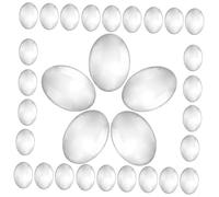 MUCKLILY 30 Pièces Transparent Glass Nail Color Beads Manicure Showing Beads Nail Polish Chart For Salon Display