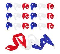 MUCKLILY 30 Rubans de Médaille Bleus en Polyester pour Badges et Médailles, 85 Cm, 30 Pièces, Efficacité Organisationnelle et Fixation Facile pour Événements Scolaires et Fêtes