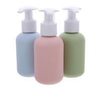 MUCKLILY 3pièces Flacon Émission Format Voyage Étanche Rechargeable pour Shampoing et Lotion Léger et Compact pour Déplacements