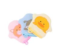 MUCKLILY 3pièces Moufles De Bain Pour Garçon Fille Avec Motifs De Dessins Animés Lot De Moufles De Douche Nettoyage Accessoires De Douche