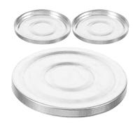MUCKLILY 3pièces Palette pour Fards à Paupières Aluminium Godet de Rangement pour Blush et Poudres Plateau de Maquillage Vide