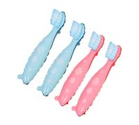 MUCKLILY 4 Pièces Ballon De Brosse à Dents Accessoire De Brosse à Dents Manuelle Géante Grosse Brosse à Dents Brosse à Dents Brosse à Dents Enfants Décor De Dent Ou