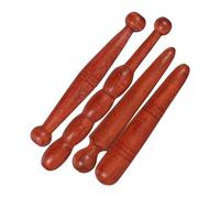 MUCKLILY 4 Pièces Bâtons de Massage pour Points Acupuncture Plantaire Outil Professionnel et Ergonomique pour Massage Corporel Complet