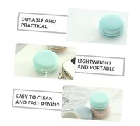 MUCKLILY 4 pièces Kit de Lingettes Nettoyantes pour Écran Forme de Macaron Chiffon Microfibre pour Téléphone Portable Tablette et Lunettes Traces et Poussières Portable et Léger