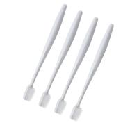 MUCKLILY 4 pièces Lot de Brosses à Dents à Poils Souples Plastique Brosses à Dents Fines Anti-saignement pour Adultes Protection des Gencives Couleurs et Bleues Design Couleur Aléatoire