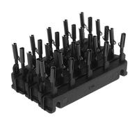 MUCKLILY 40 Pinces Métalliques Noires 6D Seconde Génération pour Extensions de Cheveux Kit Outil sans Trace Clips Invisibles Support Clips Réutilisables Usage Professionnel et Personnel