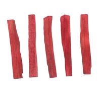 MUCKLILY 5 Bâtons de Bois Sacré Palo Santo Rouge 5pcs pour Aromathérapie et Rituels, Bâtonnets de Fumigation Naturels en Bois pour Purification et Relaxation