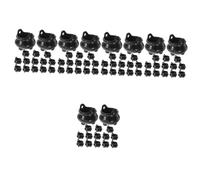 MUCKLILY 5 Ensembles Chaudière De Sorcière Halloween Enfants Décoration Bouilloires Mini-chaudrons Chaudron De Sorcière Miniature Sorcières Mini Chaudron Thème Plastique Noir 15 Pièces * 5