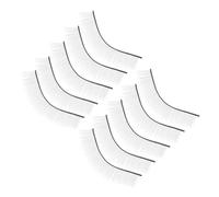 MUCKLILY 5 paires Cils Entraînement Fins Naturels pour Extensions de Cils Bandes Pratiques pour Débutantes Accessoires de Formation Eyelash Extensions