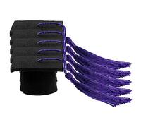 MUCKLILY 5 Pièces décoration de chapeau de docteur décorations gland artisanat de fin d'études Graduation décor de bouteille de remise des diplômes Décoration de bouteille Violet,mauve