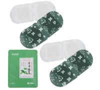 MUCKLILY 5 Pièces Patchs de Menthe Yeux Compresse Froide en Non-tissé Vert, Réutilisables, pour Soulager la Fatigue Oculaire, Présent pour Anniversaire ou Anniversaire