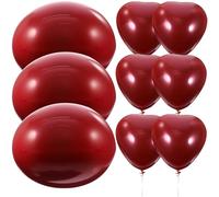 MUCKLILY 50 pièces Ballons Latex Forme de Cœur pour Saint Valentin Décorations de Mariage et Accessoires de Fête Romantique pour Événements Spéciaux