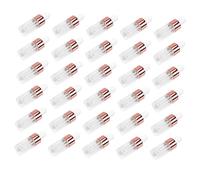 MUCKLILY 50 pièces Flacons Compte Gouttes Verre Transparent Étanches pour Huiles Essentielles et Cosmétiques Flacons de Stockage pour et Soins DIY