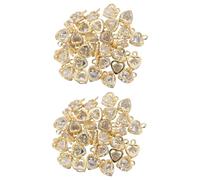 MUCKLILY 50 Pièces Pendentif en Alliage de Zircon pour Fabrication de Bijoux, Pendentif Chic et Élégant pour Bracelet et Collier, pour Créations DIY et Accessoires Uniques