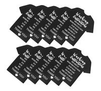 MUCKLILY 50pièces Étiquettes De Guide De Lavage De Vêtements Cartes Pratiques pour Entretien Shirts Et Chemises Instructions Et Utilisation Facile Prolongez La Durée De Vie De Vos