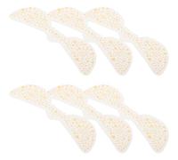 MUCKLILY 6 Feuilles Patch pour Fausses Taches de Rousseur, Autocollant de Maquillage Visage, Or, Papier Transfert D’eau, Imperméable, Facile à Appliquer, pour Femmes, Maquillage de Fête