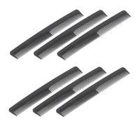 MUCKLILY 6pièces Brosse Ondulée Peignes à Cheveux Peignes De Coiffage Démêlant Pour Femmes Et Hommes Lissant Plastique Pour Cheveux Fins Et Raides Pour Coiffure Maison Et Salon