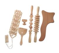 MUCKLILY 6pièces Kit De Outils De Massage Bois Outils De Thérapie Par Massage Pour Relaxation Fatigue