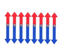 MUCKLILY 8 Pièces Jouets à Main d'horloge Enfant en âge coloré récit Horloge Murale éducative Simple pour Horloge Bricolage Aiguilles de l'horloge kit de Bricolage d'horloge Plastique