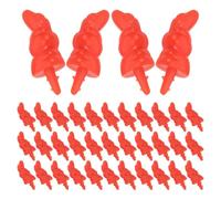MUCKLILY 80 Pièces Nez de Bonhomme de Neige en Plastique Couleur Mandarine | Aspect Réaliste et Léger, pour Parents et Enseignants, Décorations D’hiver et Ateliers Créatifs