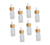 MUCKLILY 8pièces Flacon de Parfum Verre Vide avec Distributeur Compte-gouttes pour Huiles Essentielles et Parfum Rechargeable