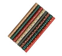 MUCKLILY 8pièces Papier Emballage Cadeau Anniversaire Noel Imprime Themes Maniables Decoratif Cadeaux Boites Projet Creatif