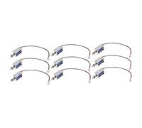 MUCKLILY 9 Pièces Actionneur Électromagnétique Push-Pull Électro-Aimant Linéaire Type Poussoir Électro-Aimant Solénoïde Linéaire Électro-Aimant Linéaire Solénoïde Magnétique