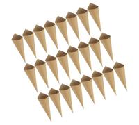 MUCKLILY 90 Pièces Cônes en Papier pour Confettis de Mariage, Pliables Cône, pour Petits Bouquets ou Décorations de Fête Élégantes
