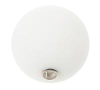 MUCKLILY Abat-jour Globe en Verre Blanc Dépoli pour Ampoule G9, Lampe Boule Ronde Facile à Installer, pour Plafonnier et Salons Modernes