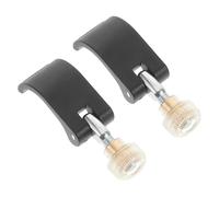 MUCKLILY Accessoires de Fixation en Nylon pour Bâtons de Marche, Clip de Verrouillage Externe Noir, Solide et Compact, pour Randonnée et Activités en Plein Air