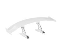 MUCKLILY Aileron Arrière pour Voiture en Abs Blanc Angle Réglable, Améliore la Stabilité du Véhicule, Décoration Légère du Coffre Adaptée à Modèles Variés