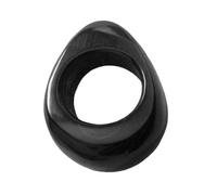 MUCKLILY Anneau de Massage Corne de Buffle Noir pour Pédicure Outil de Réflexologie Traditionnel Doux Soulagement Immédiat Adapté Aux Soins des Salon