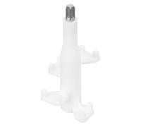 MUCKLILY Arbre de Lame en Plastique Blanc pour Machine à Viande 2l Système de Démontage Rapide et Design Facile à Nettoyer Préparation de Viande Cuisine
