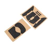 MUCKLILY Autocollants Antidérapants Amovibles pour Souris Gaming Protection Anti-Transpiration Grip Complet Noir Compatible Souris sans Fil Accessoires pour Jeu PC et Bureautique