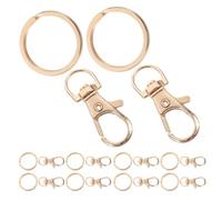 MUCKLILY Bague à Médailles pour Chiens, Fixation Sécurisée en Métal, Usage | Finition Lisse sans Bavures, Installation Facile, Compatible, pour Garderie et Accueil Familial