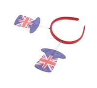 MUCKLILY Bandeau Anglais en Feutre Style Supporter pour Décorations Fête Thème Football, Accessoire Polyvalent et Facile à Utiliser lors de Célébrations Britanniques